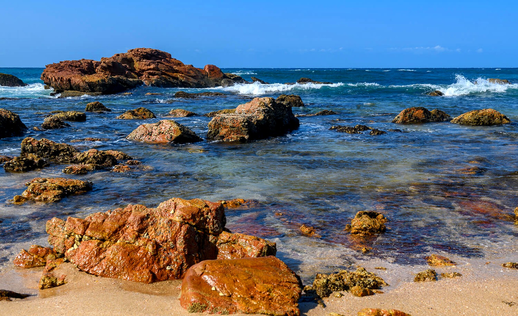 Rocky beach nearby